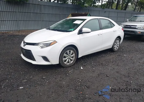 2016 Toyota Corolla Le z USA, uszkodzony, nr VIN 2T1BURHE7GC659548